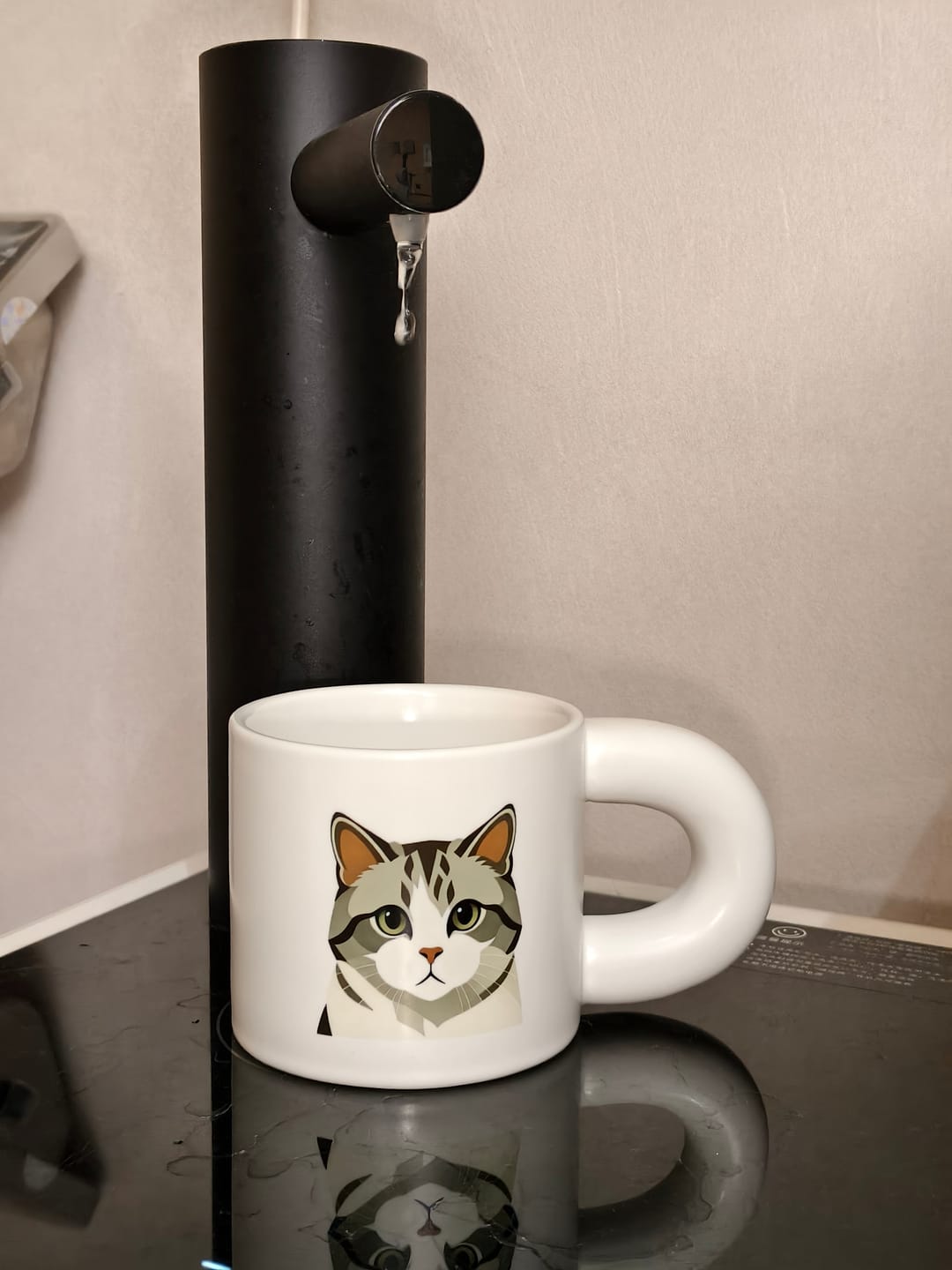 Customer photo review of Custom Pet Portrait Mug