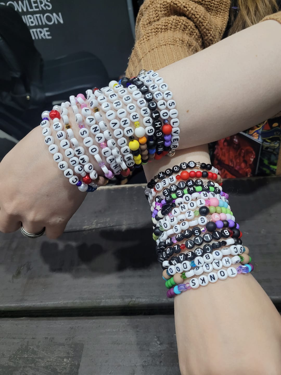 Customer photo review of Custom Friendship Bracelet