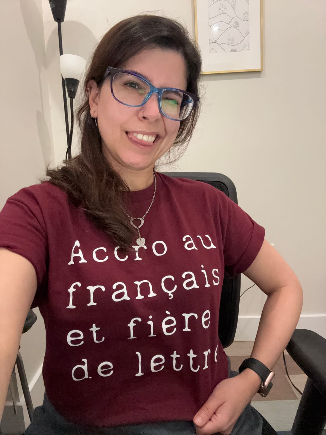 Customer photo review of T-Shirt Fière De Lettre