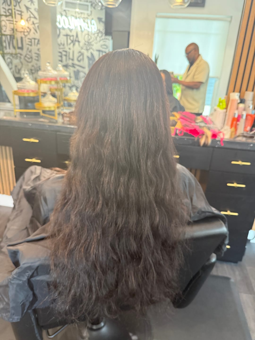 Customer photo review of Raw Indian Wavy Hair