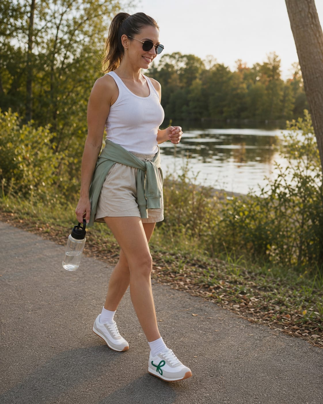 Customer photo review of Lucky Step Retro Runner Sneakers