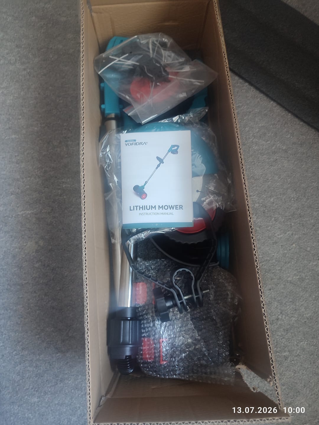 Customer photo review of YOFIDRA Adjustable Cordless Electric Lawn Mower & Shrub Pruner- Compatible with Makita 18V Batteries