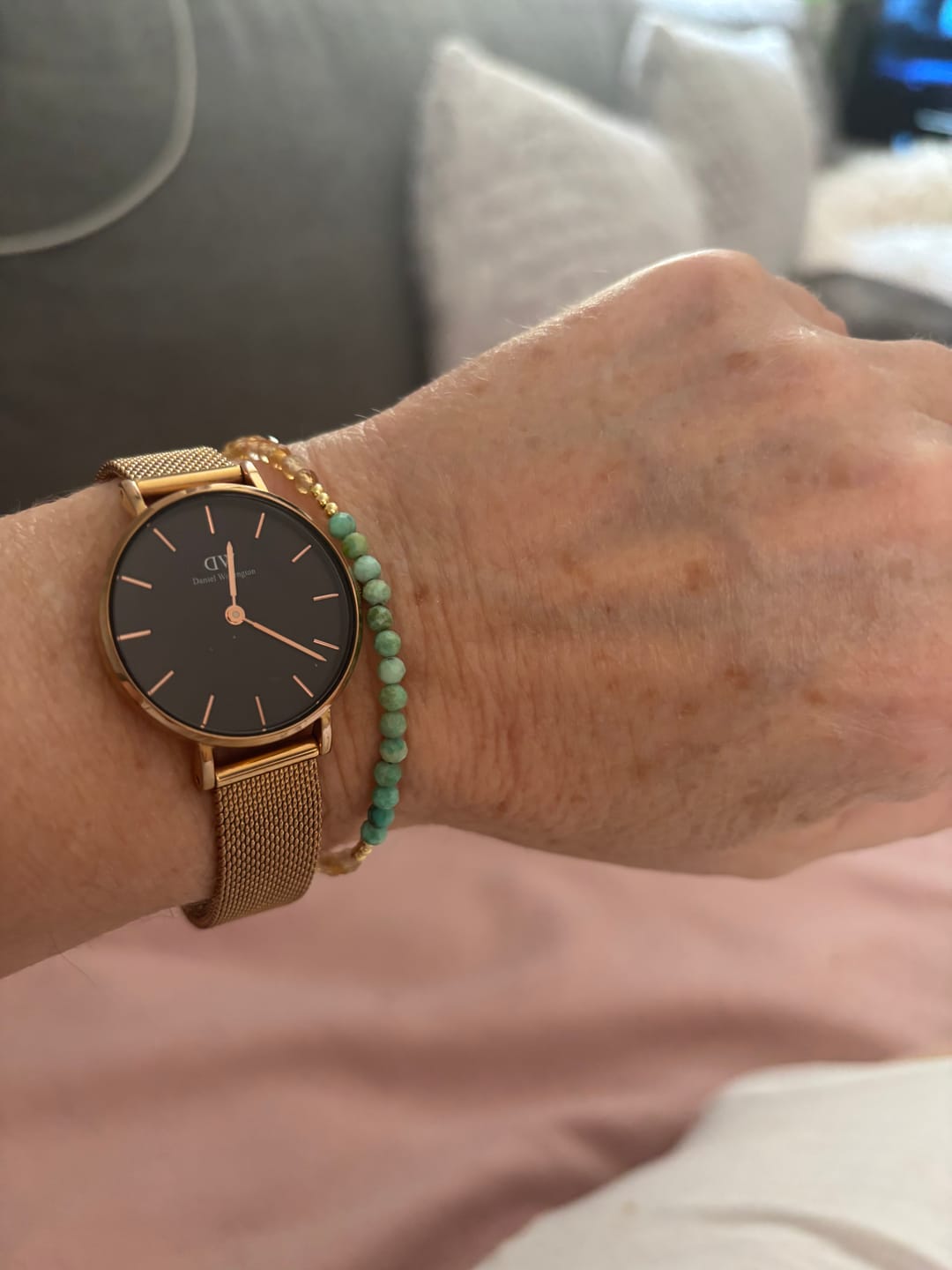 Customer photo review of Big Three - Geburtschart Armband