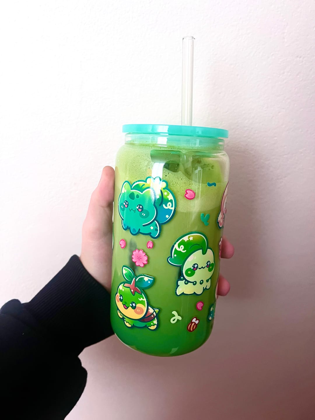 Customer photo review of Gourmet's Gold — Premium Matcha for Daily Lattes