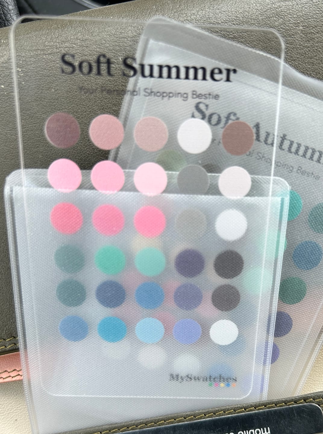 Customer photo review of Personal Swatch Card