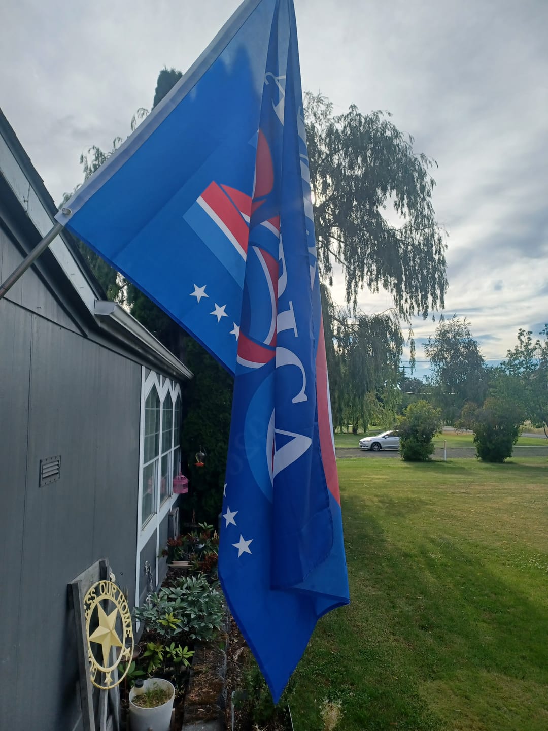 Customer photo review of America 250 Flag 2026 - 3x5 ft Semi quincentennial Celebration Banner
