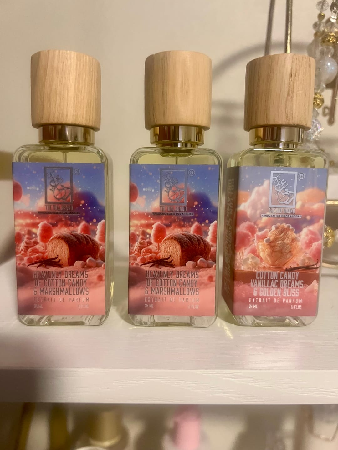 Customer photo review of Cotton Candy Vanillac Dreams & Golden Bliss