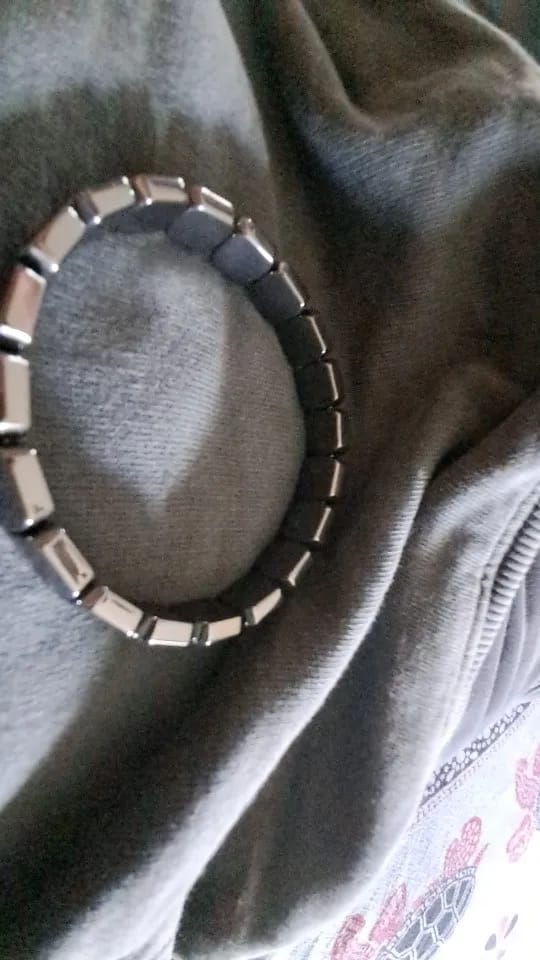 Customer photo review of Ferros® Hematite Bracelet