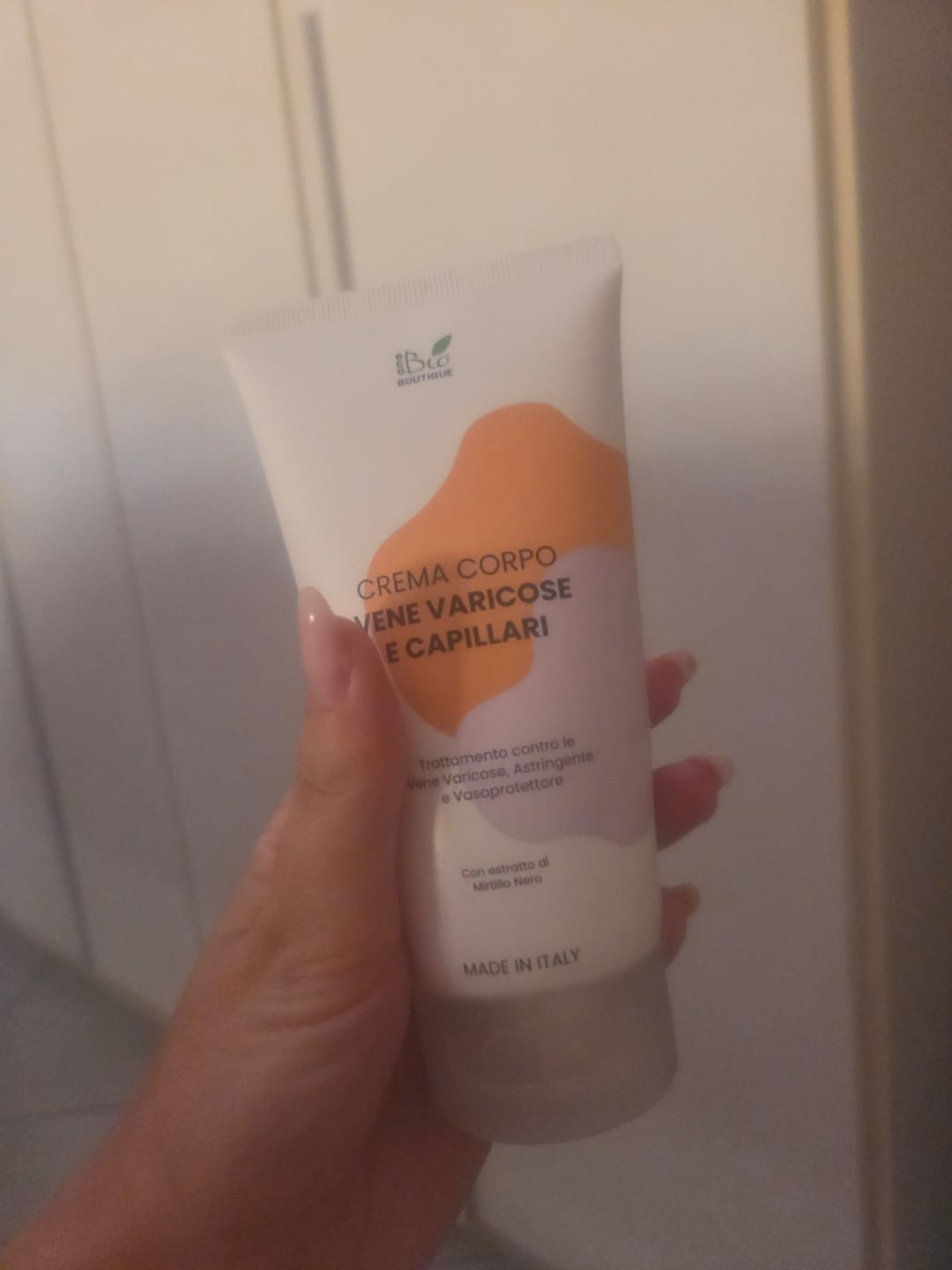 Customer photo review of Crema Vene Varicose e Capillari