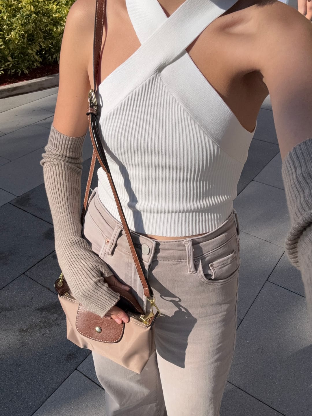 Customer photo review of Top cruzado Sculpt Knit