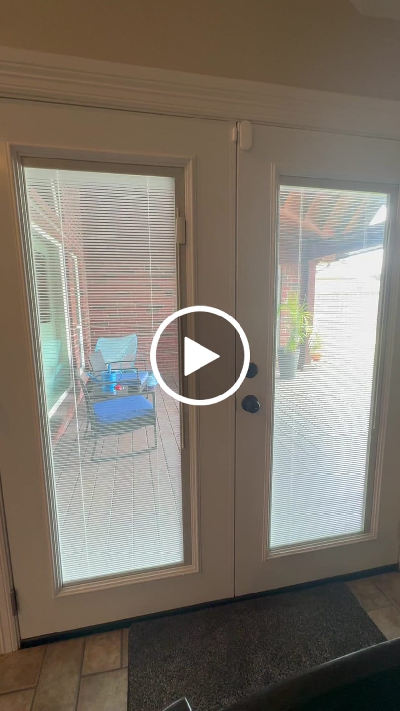 Customer video review of Raise & Lower Blinds Glass and Frame Kit (Full Lite)
