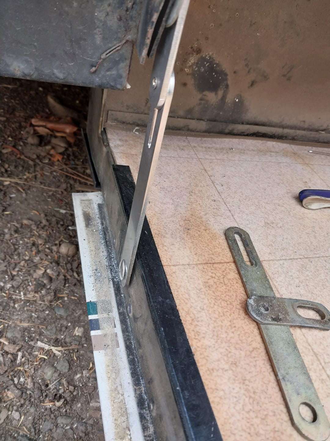Customer photo review of Stepper Door Swing Arm