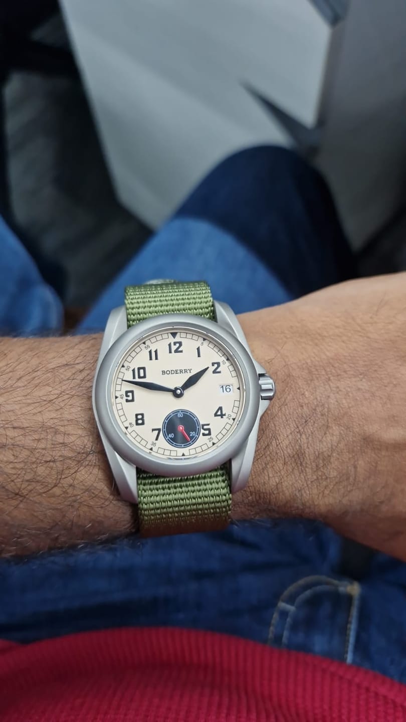 Customer photo review of 22mm Wide Nylon Strap