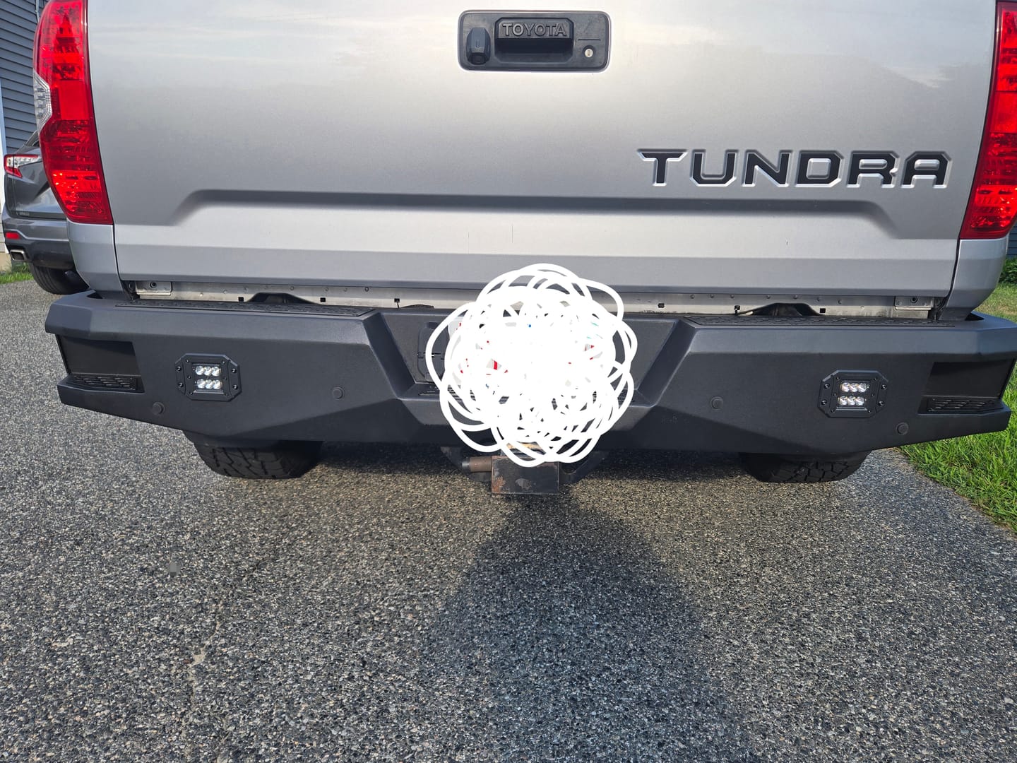 Customer photo review of Rough Country 10778 Rear Bumper | Toyota Tundra 2WD/4WD (2014-2021)