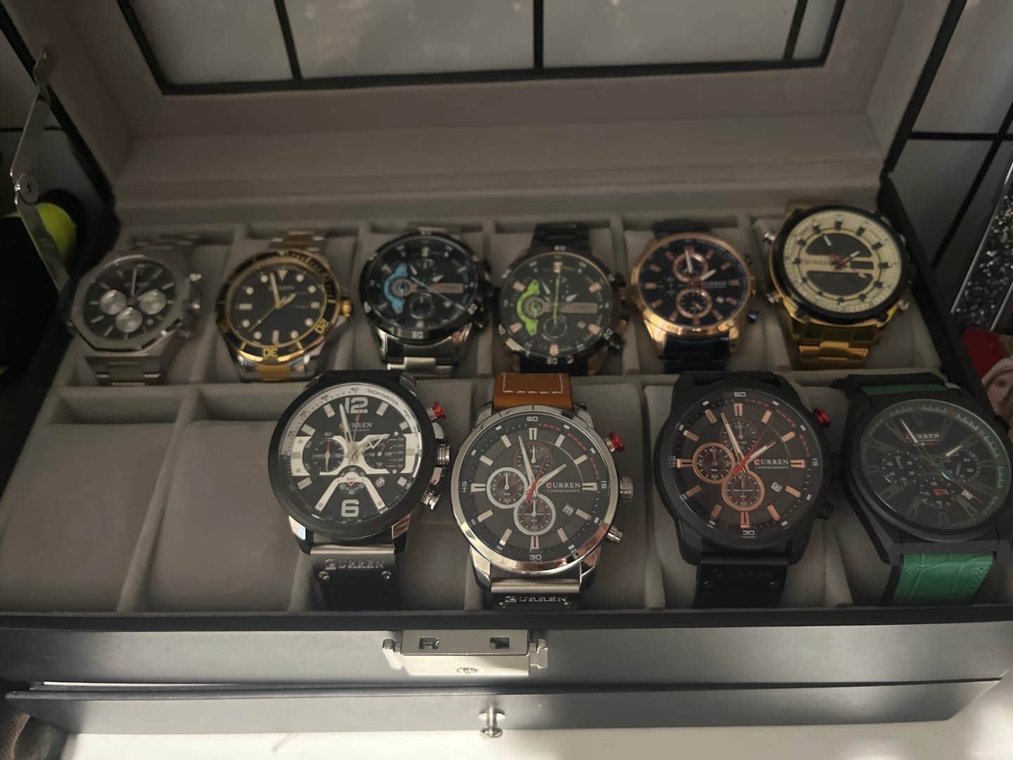 Customer photo review of Curren Galacticos® orologio uomo pelle