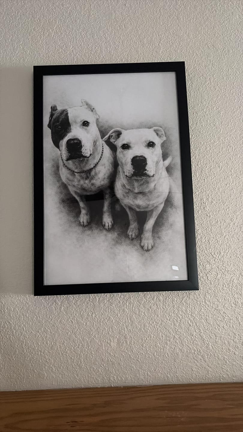 Customer photo review of Charcoal - Personalized Poster