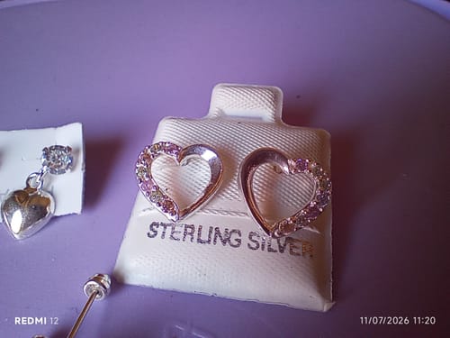 Customer photo review of Broquel Corazon Zirconia
