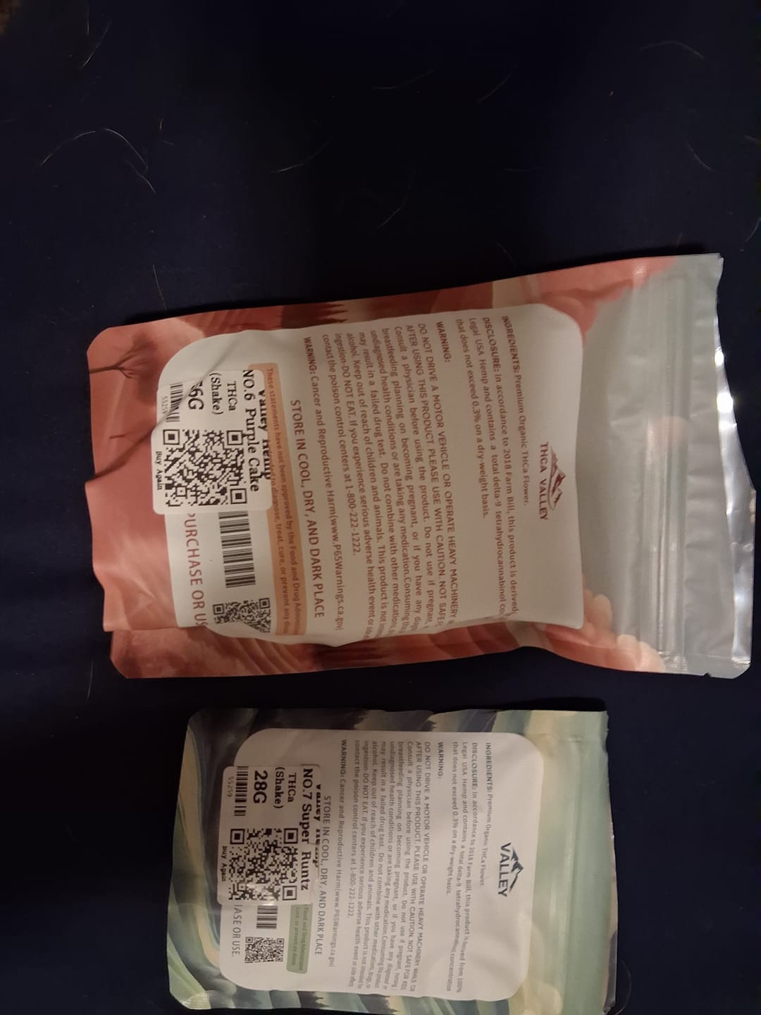 Customer photo review of (BOGO Shake: buy 1oz get 2oz🍃) No6. Purple Cake THCa Shake