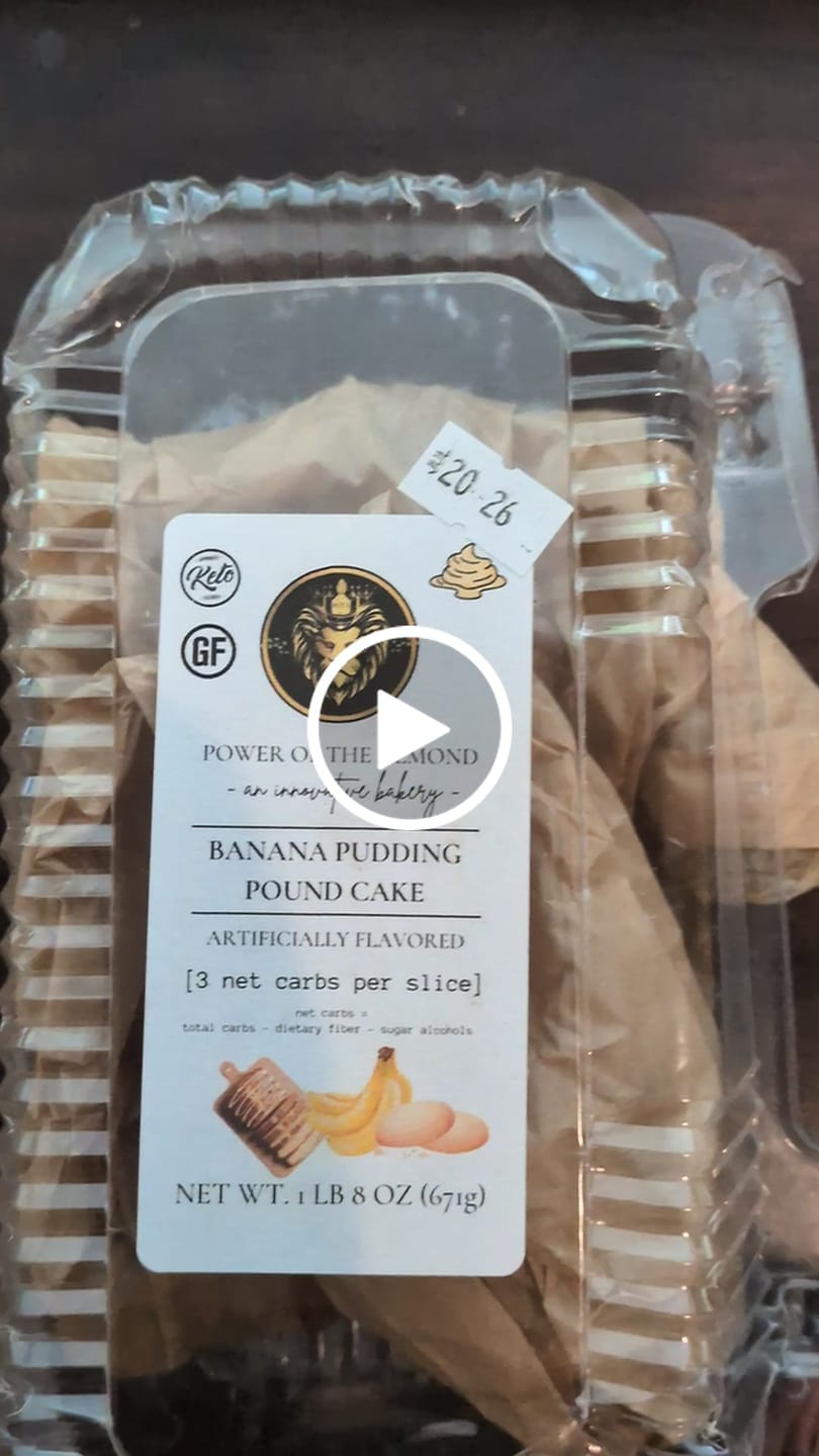 Customer video review of Gluten-Free Pound Cake | Low Carb Lifestyle & No Sugar Added