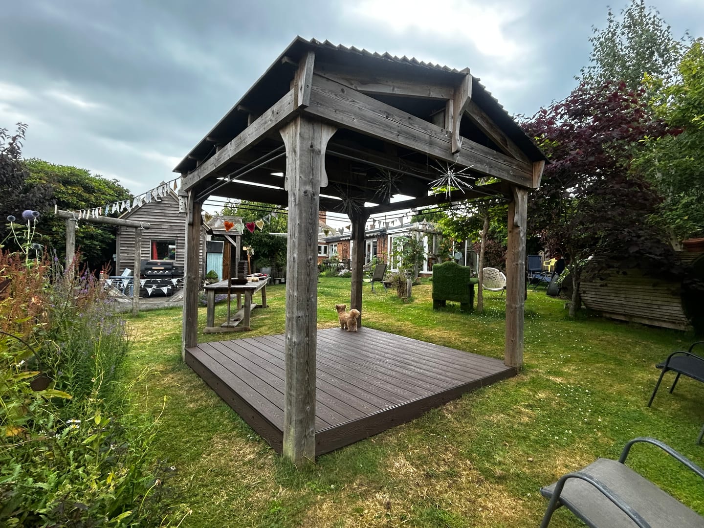 Customer photo review of 3.6M Brown Composite Decking Board