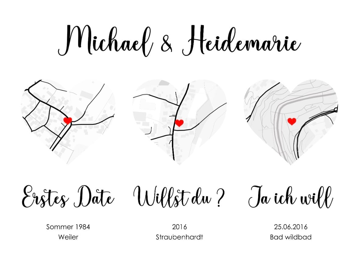 Customer photo review of Momente des Glücks - Personalisiertes Poster