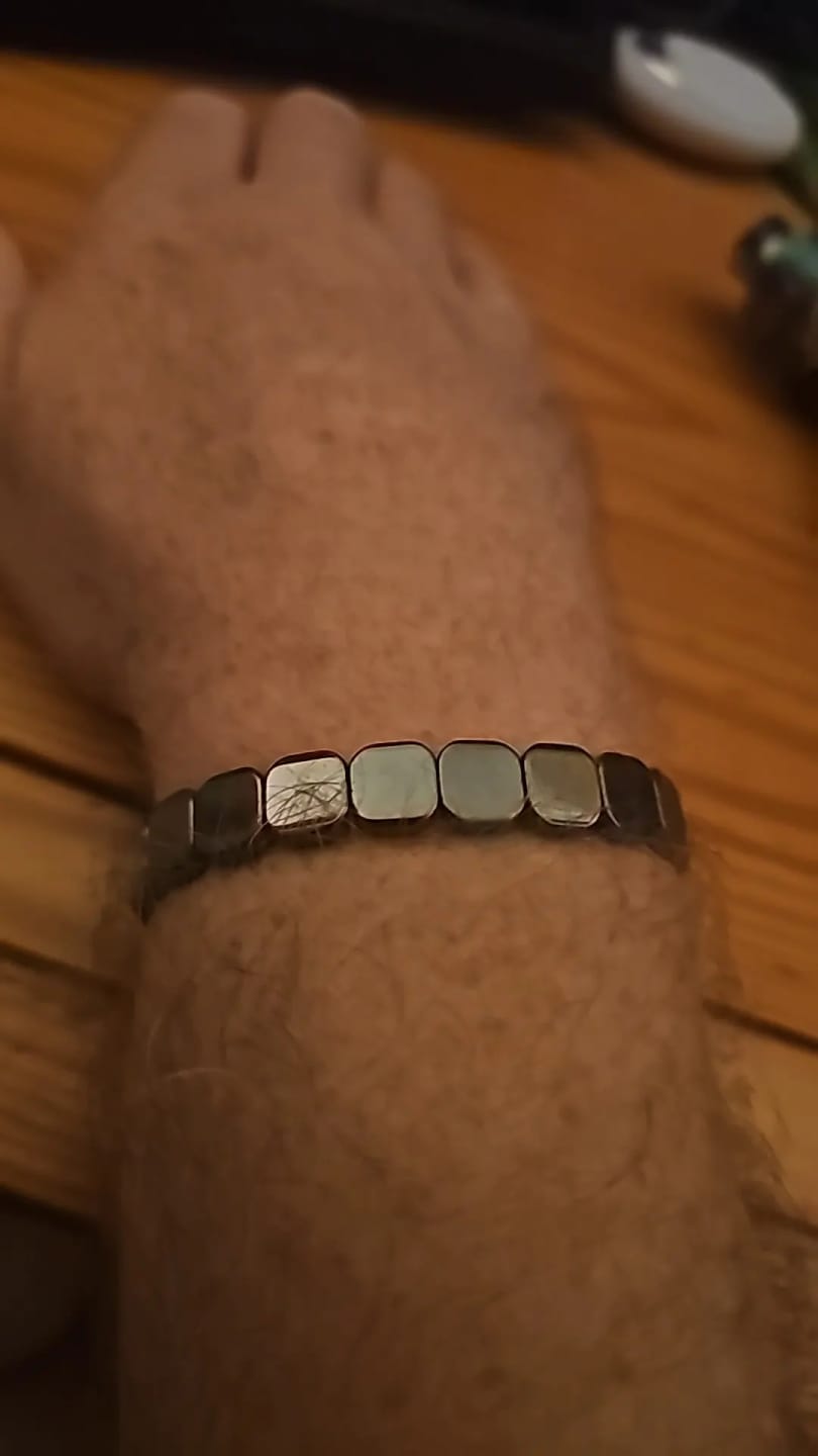 Customer photo review of Ferros® Hematite Bracelet