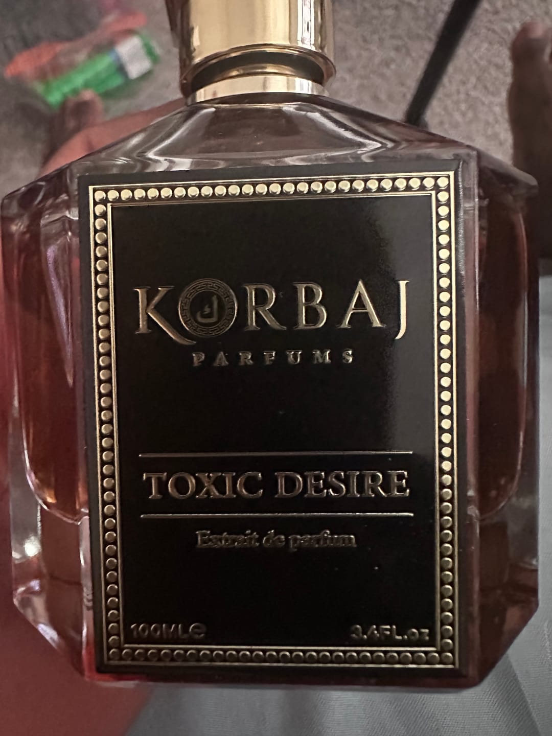 Customer photo review of TOXIC DESIRE 100ml + Free Discovery Perfume Set 20ml