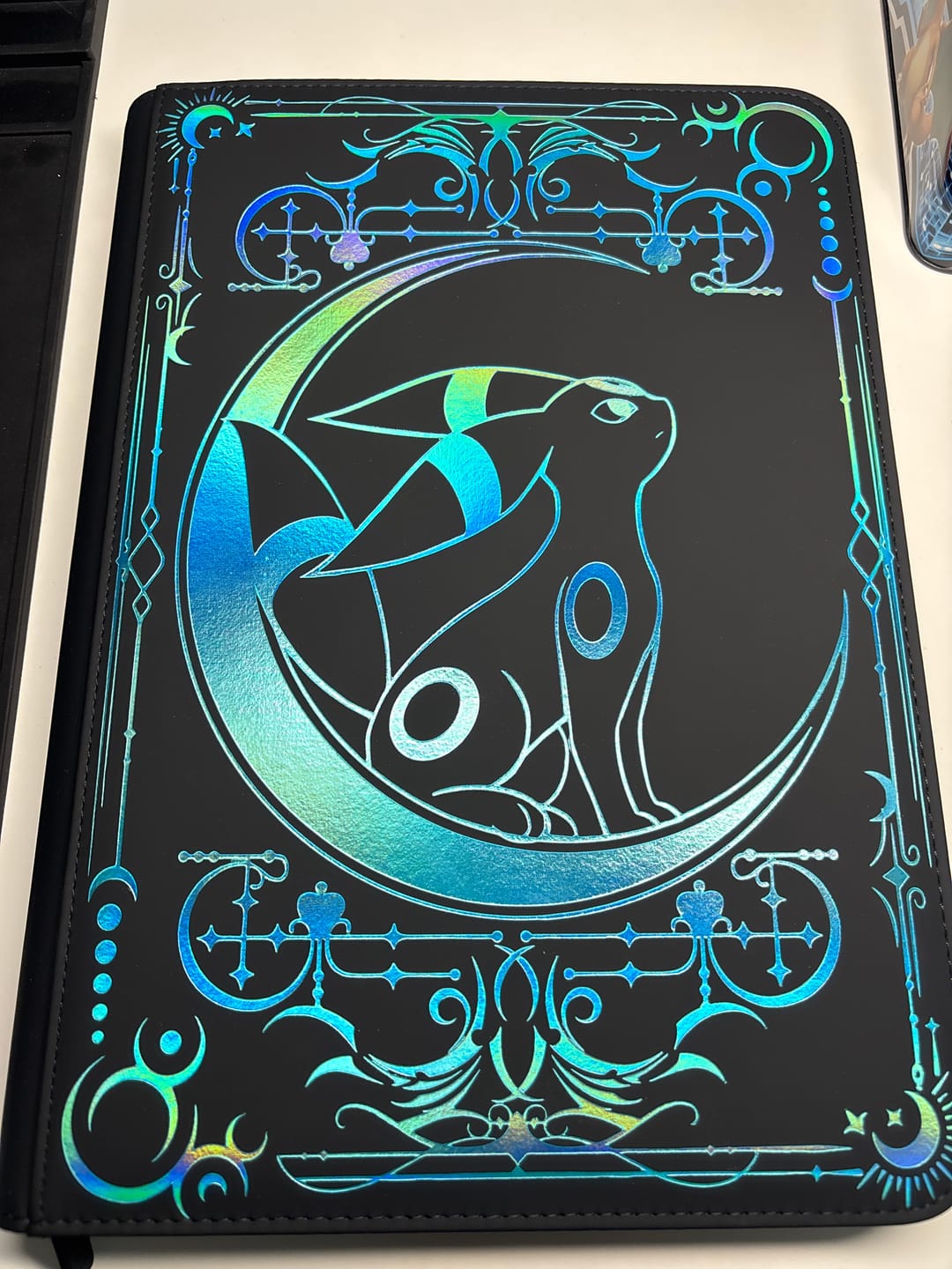 Customer photo review of Lunar Shadow Shiny 9-Pocket Trading Card Binder