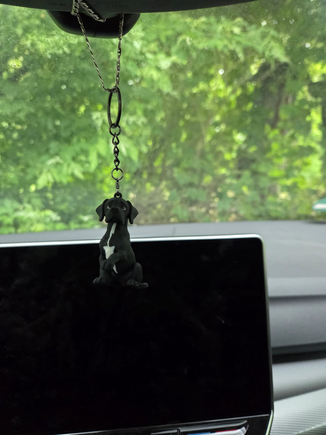 Customer photo review of Custom 3D Figure Keychain - Personalized Bag Charm from Photo