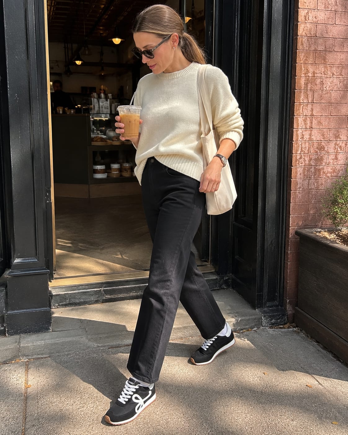 Customer photo review of Lucky Step Retro Runner Sneakers