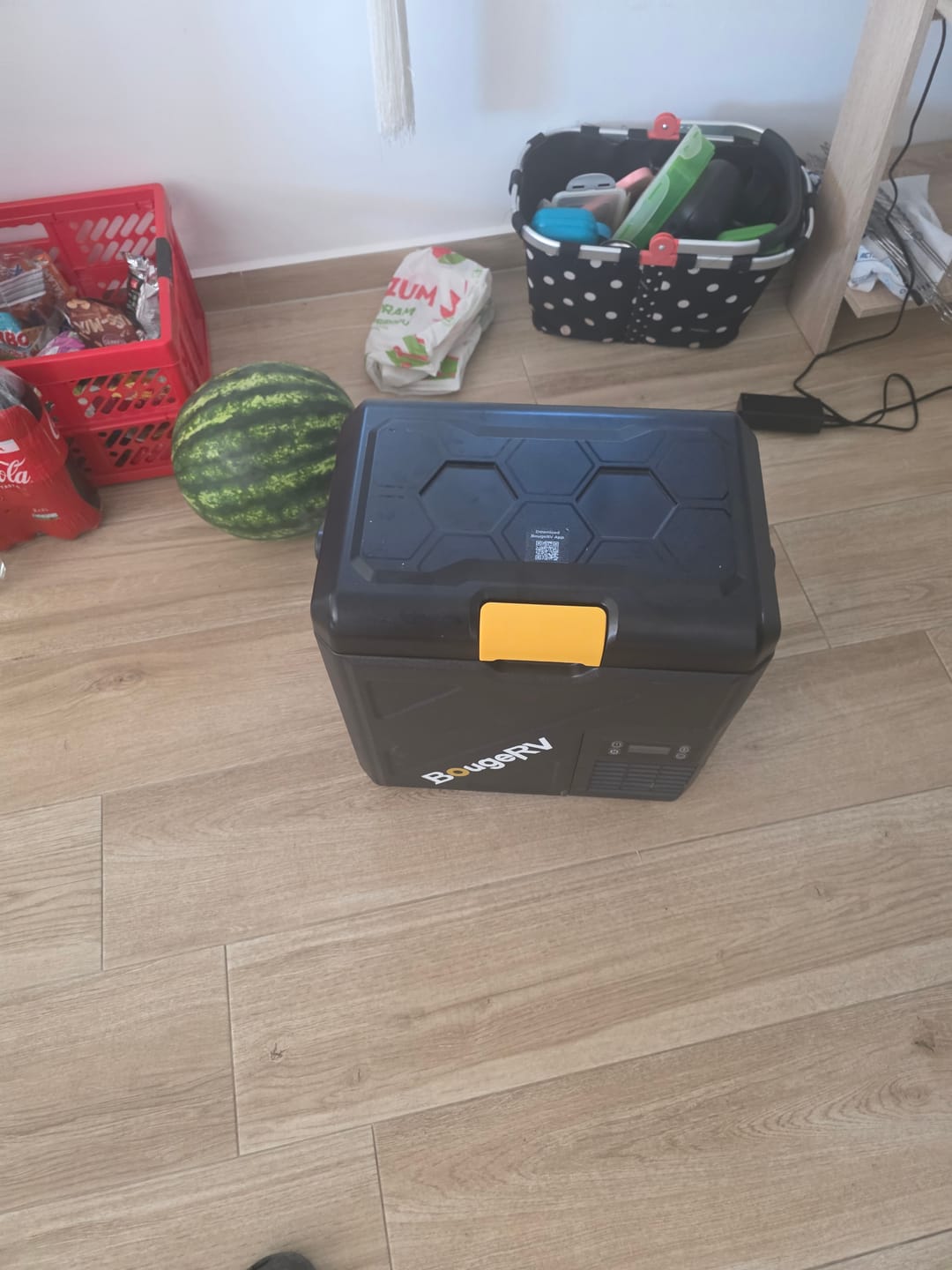 Customer photo review of BougeRV Neuer CRH20 20 L 12V tragbarer Autokühlschrank mit 240 Wh Akku