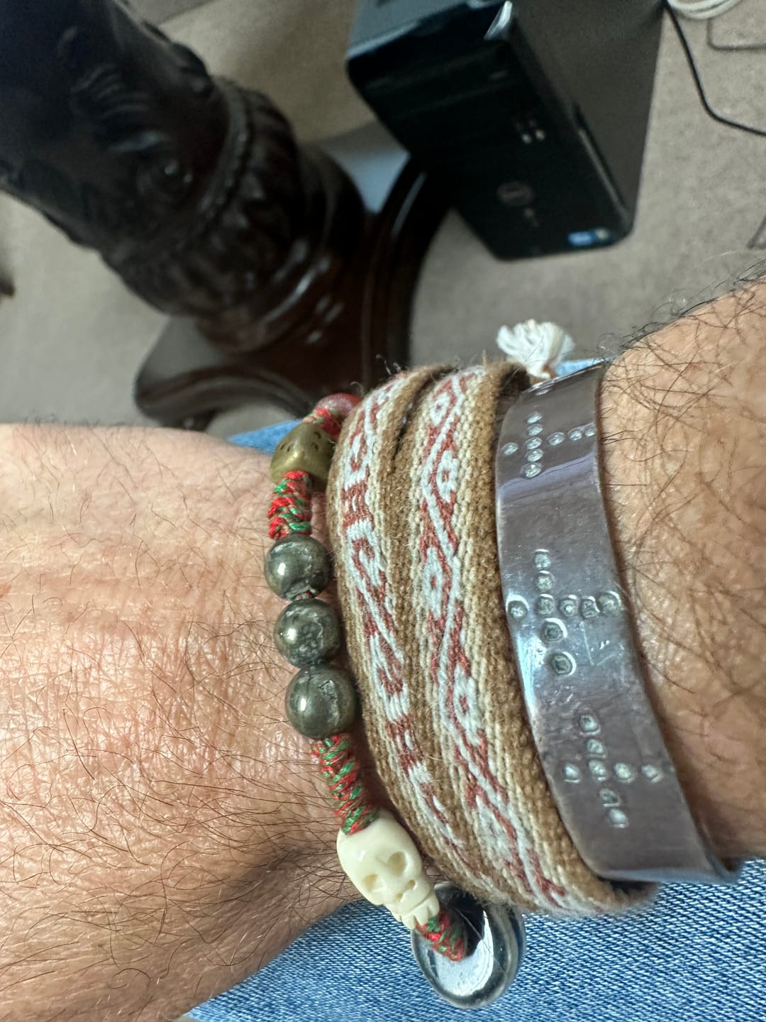 Customer photo review of Tibetan Heritage Charm Bracelet