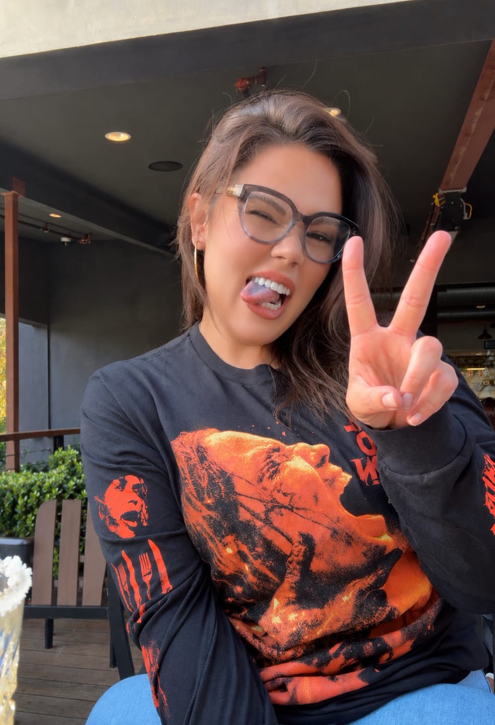 Customer photo review of EVIL DEAD BURN - LONG SLEEVE SHIRT