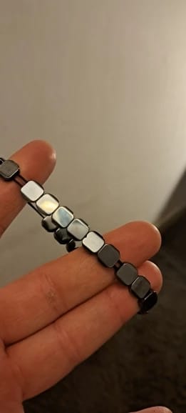 Customer photo review of Ferros® Hematite Bracelet