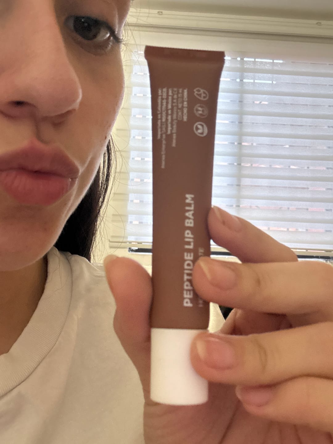 Customer photo review of PEPTIDE LIP BALM