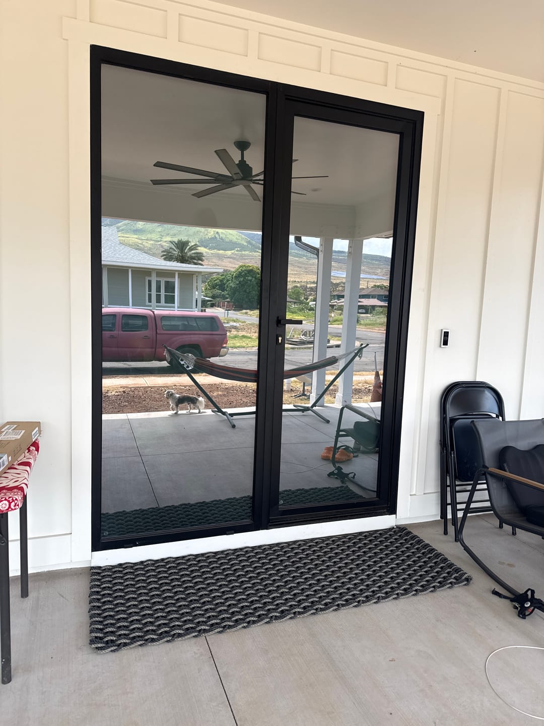 Customer photo review of Charcoal + Charcoal + Mushroom Doormat