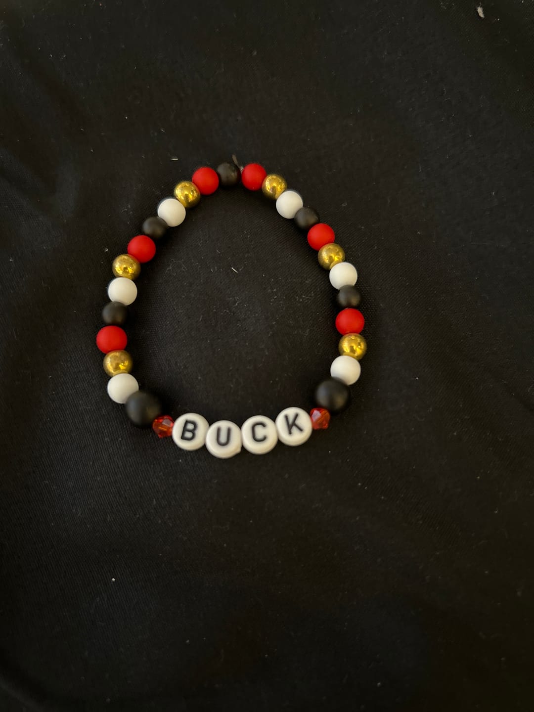 Customer photo review of Custom Friendship Bracelet