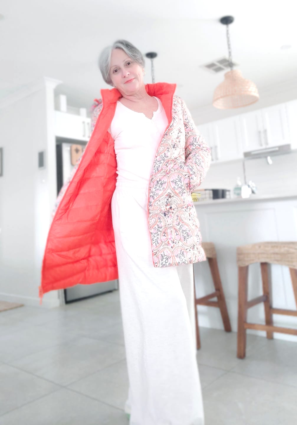 Customer photo review of Paisley x Tiger Classic Parka