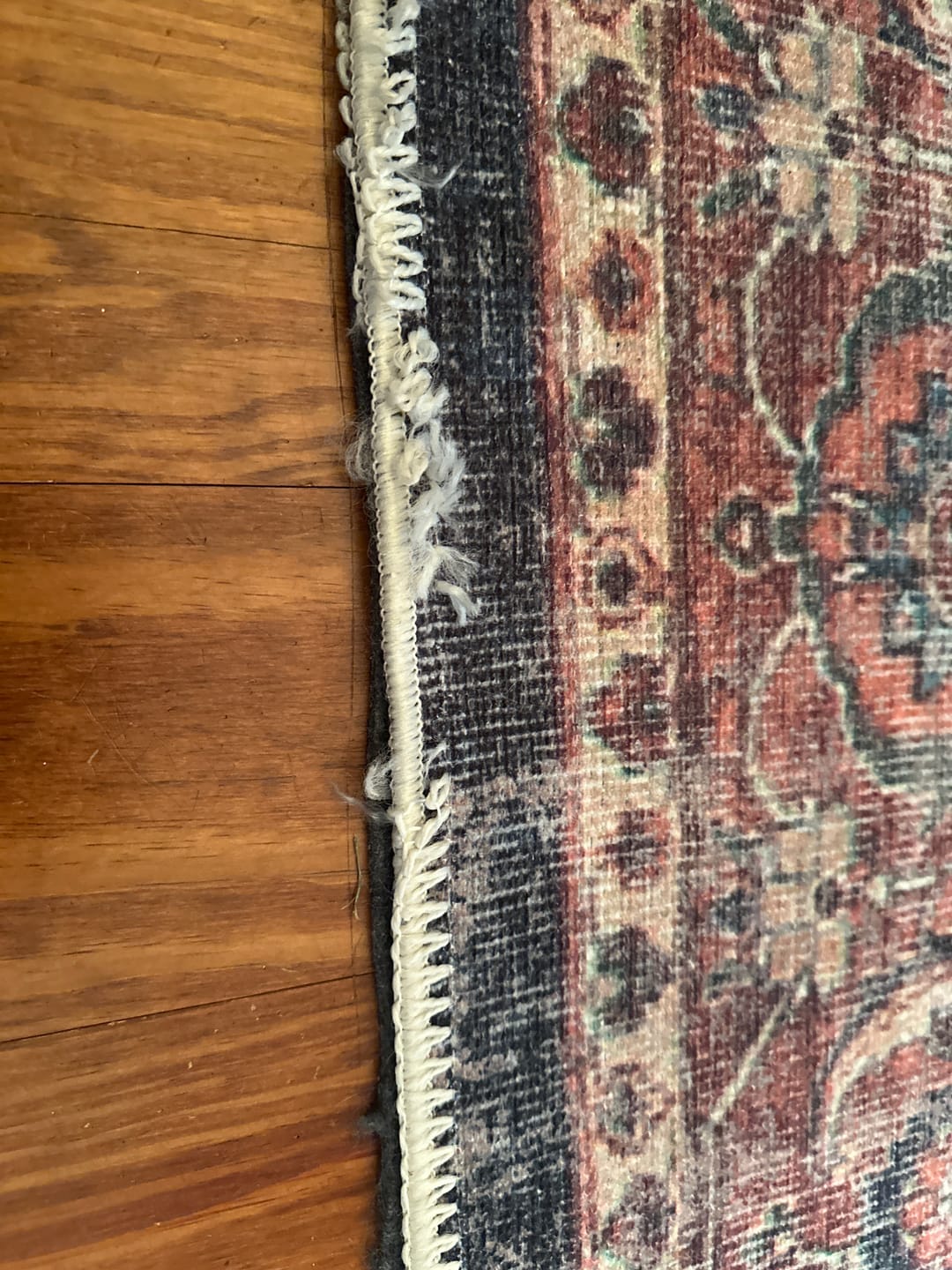 Customer photo review of Distressed Vintage Kendra Area in Multicolor Rug