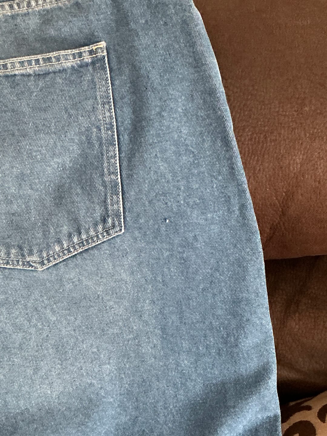 Customer photo review of Bermuda 331 tapered en jean bleu