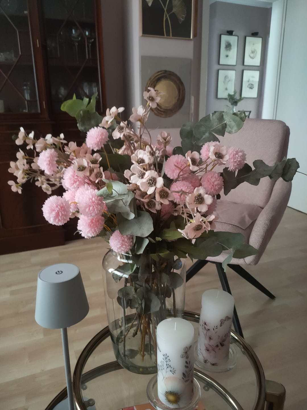 Customer photo review of Wax Arrangement - Roze