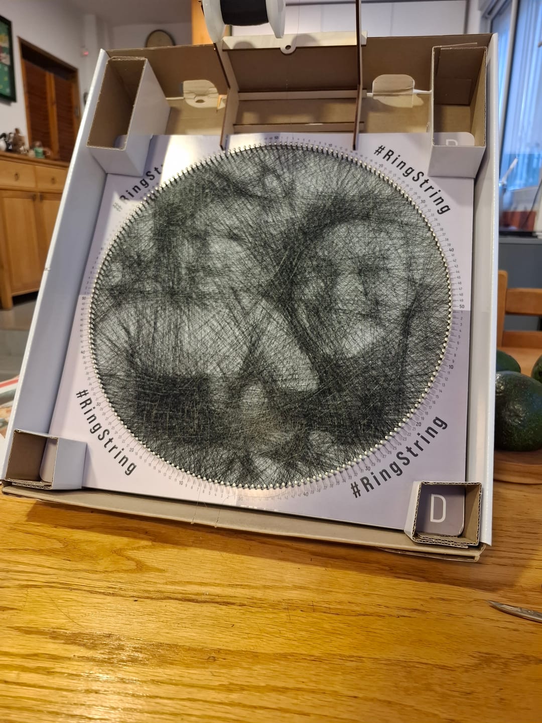 Customer photo review of יצירה בחוטים לפי תמונה אישית "RingString"