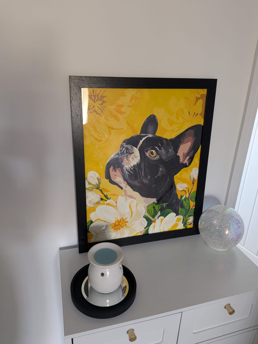 Customer photo review of Magnolia’s French | Paint by Number
