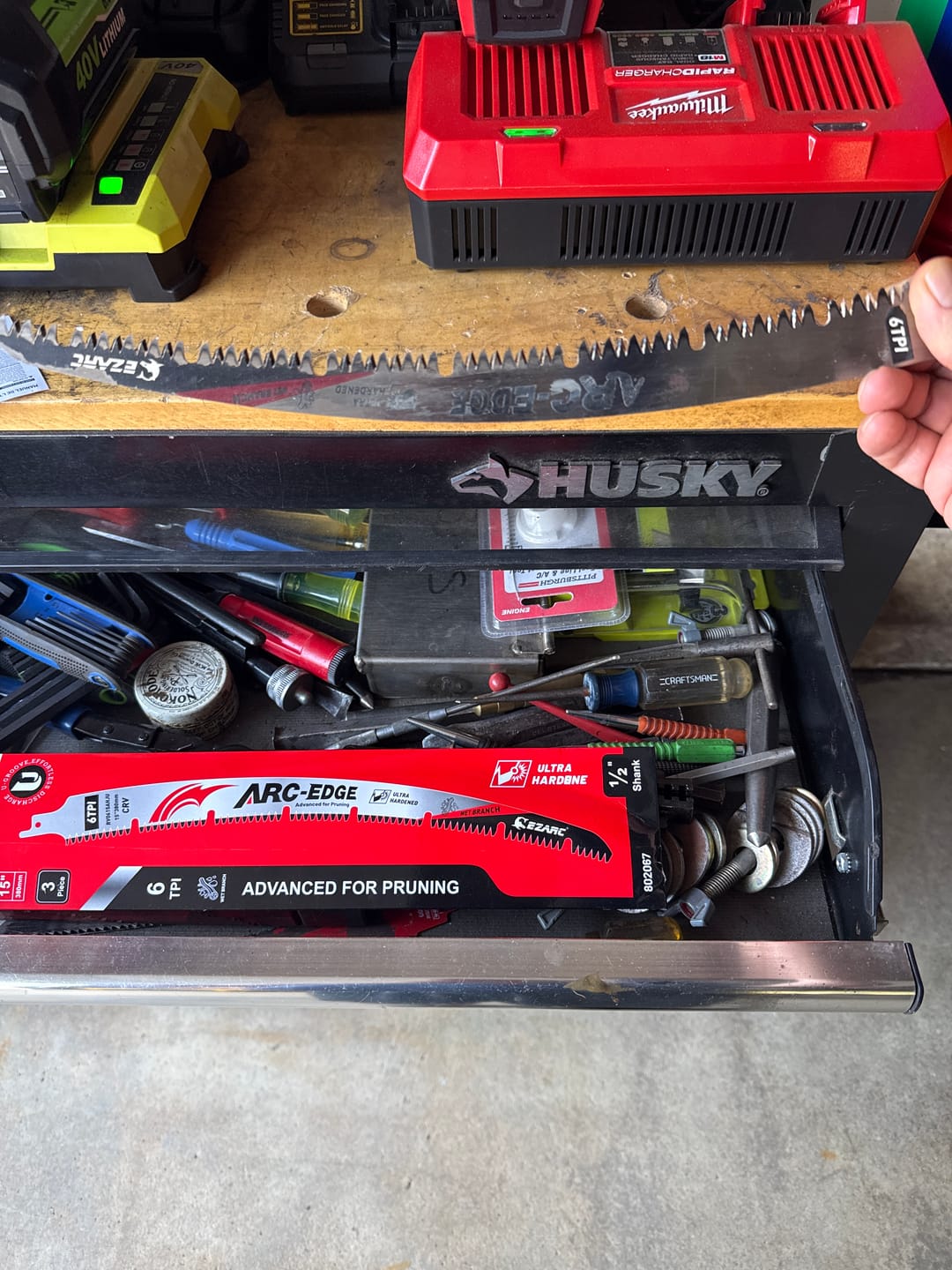 Customer photo review of Tree Trimming/Wood Cutting – ProCut U-Groove Arc Edge Pruning Reciprocating Saw Blade