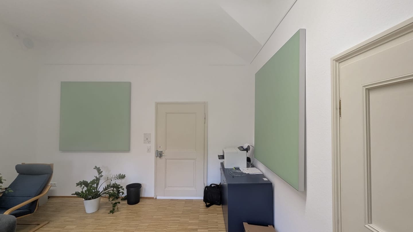 Customer photo review of Einfarbige Akustikbilder, alle Formate
