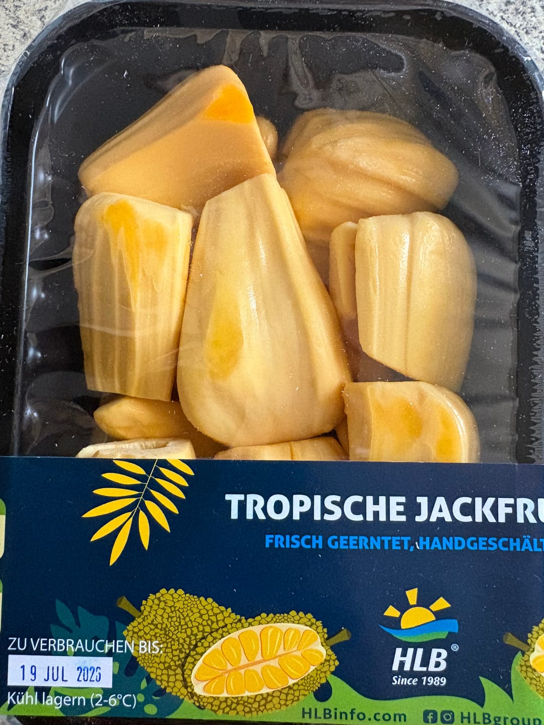 Customer photo review of Frische Jackfruit Handgeschält
