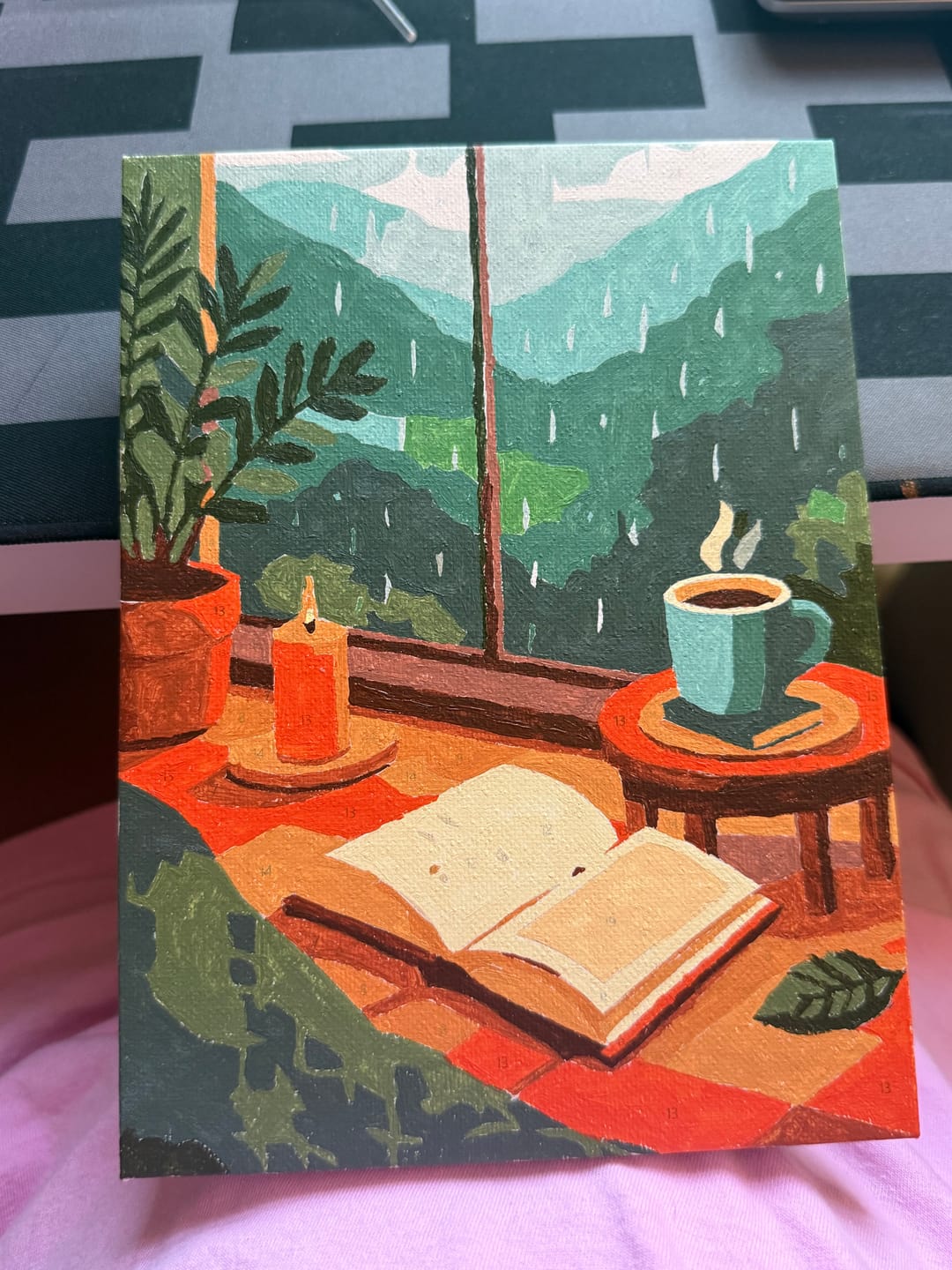 Customer photo review of 6 Mini Paintings - Coffee Moments Set