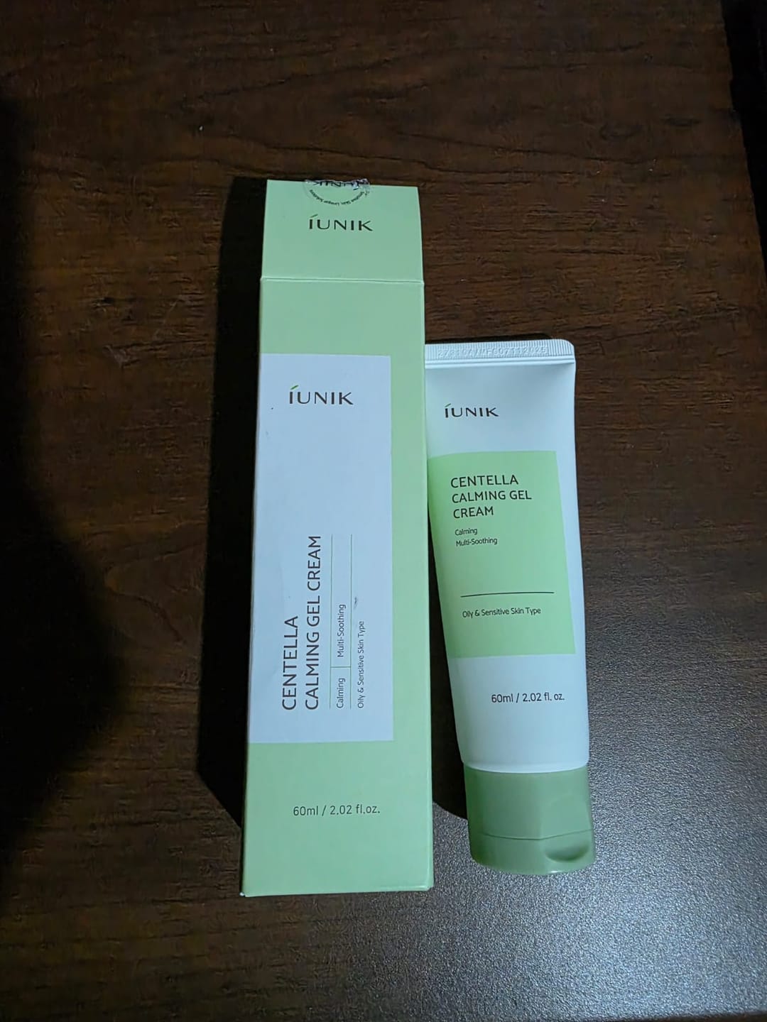 Customer photo review of [iUNIK] Centella Calming Gel Cream