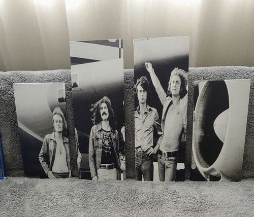 Customer photo review of Live Led Zeppelin Wall Art