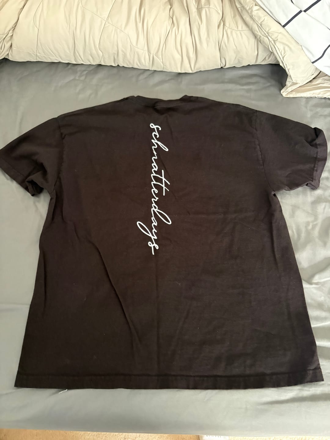 Customer photo review of SCRIPT TEE